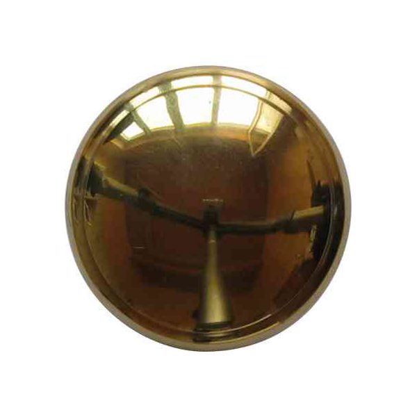 Möbelknöpfe Küche, alter Knopf, Ø 35mm, Messing poliert unlackiert. Aus